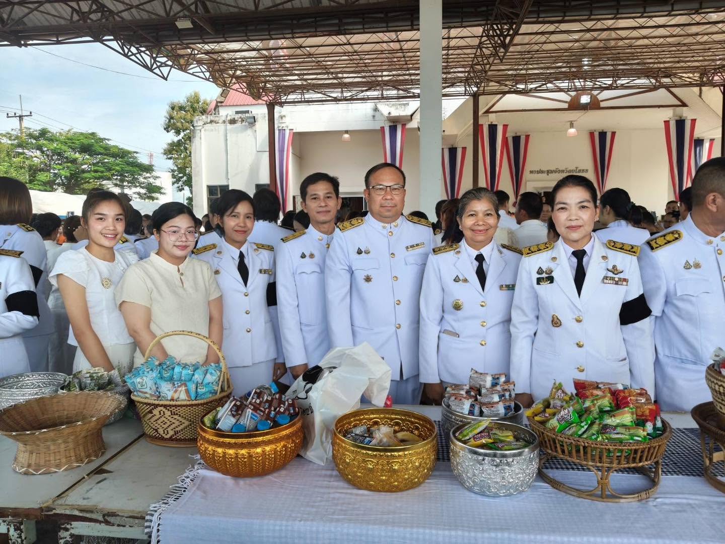 title - ส.ป.ก.ยโสธร ร่วมพิธีสวดพระพุทธมนต์ และทำบุญตักบาตร ถวายพระราชกุศล เนื่องในวันคล้ายวันพระราชสมภพสมเด็จพระนางเจ้าสิริกิติ์ พระบรมราชินีนาถ พระบรมราชชนนีพันปีหลวง และวันแม่แห่งชาติ 12 สิงหาคม 2569